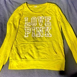 yellow PINK sweater